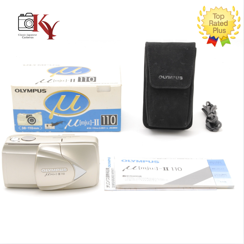 ⏯️[ MINT ] Olympus μ Mju II 110 Point & Shoot 35mm compact Film Camera JAPAN
