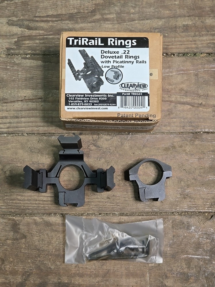 TriRail Deluxe .22 Dovetail to Picatinny Low Profile 1