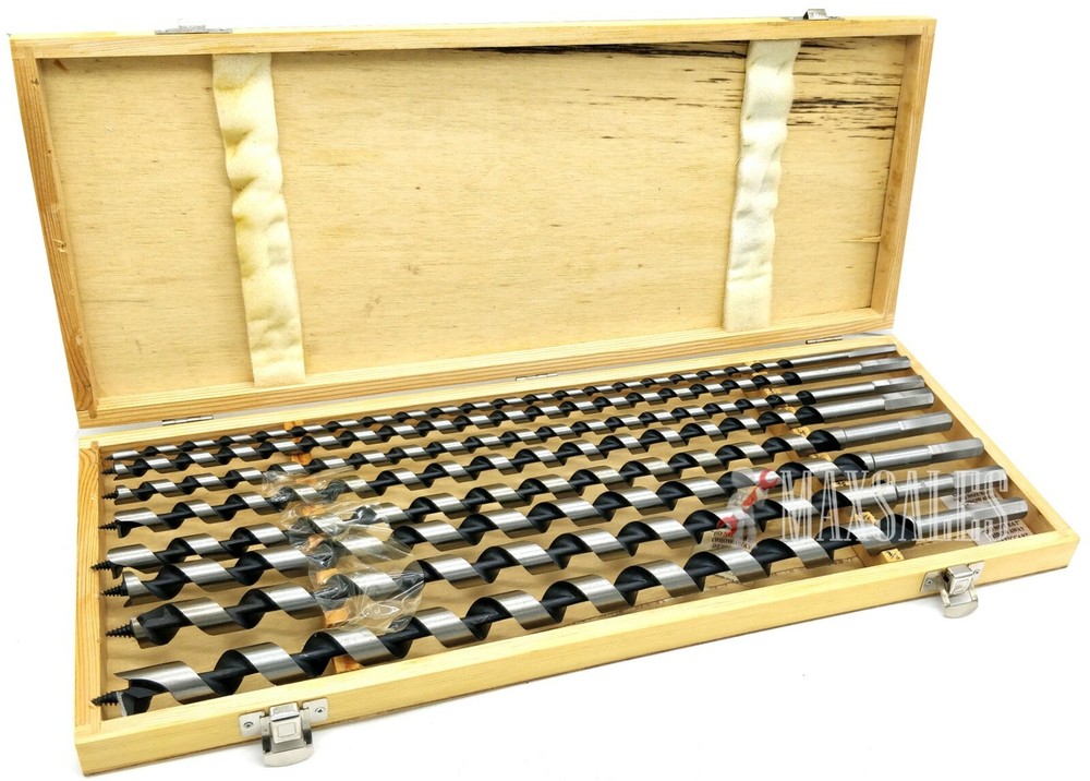 8Pcs Auger Drill Bit Set 18
