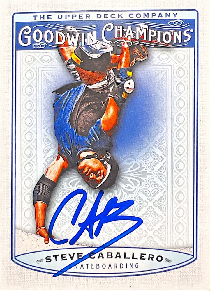 2019 Upper Deck Goodwin Champions Steve Caballero Autographed Skate Card #41  