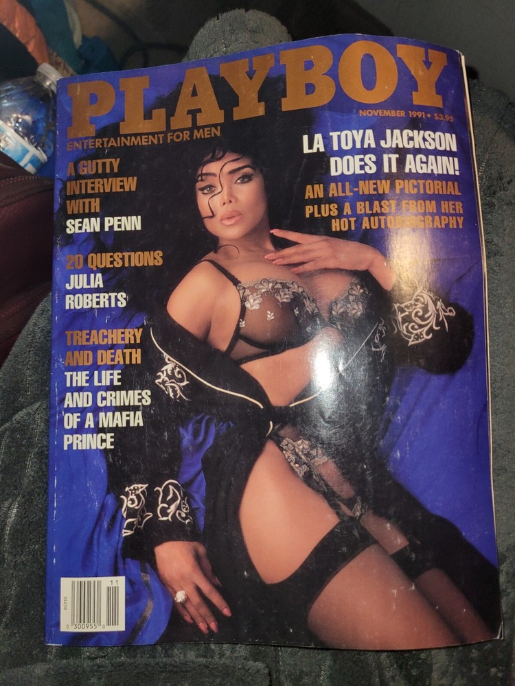 1991 November Playboy Magazine (La Toya Jackson on the cover / Like New)