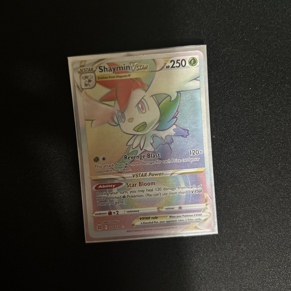 Shaymin VSTAR (Secret) 173/172 Swsh09: Brilliant Stars Holo