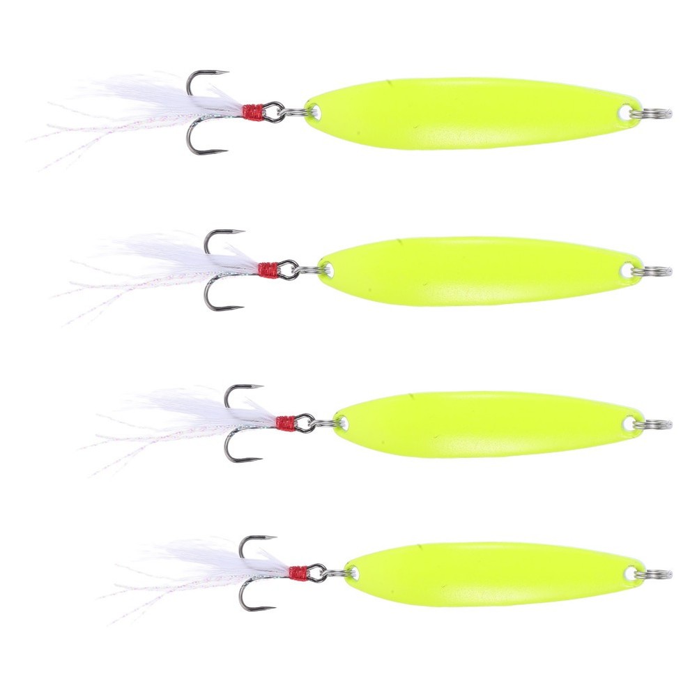 4 Pcs Glowing Fishing Lures Dark Crankbaits for Bass Accessories