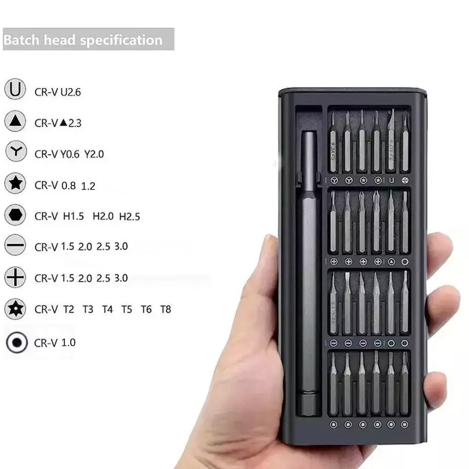 Mini 24-in-1 Magnetic Screwdriver Set for Phone & Precision Repairs