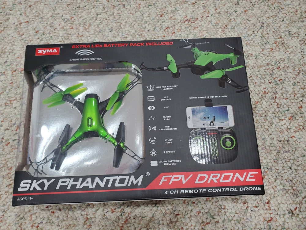Sky Phantom 4CH FPV Drone with Remote Control
