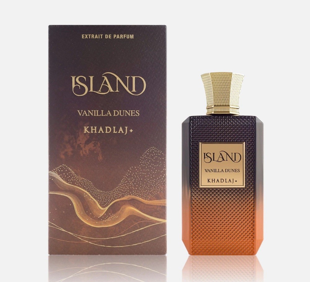 Khadlaj Island Vanilla Dunes Eau de Parfum Spray  100ml/ 3.4 EDP/Brand New