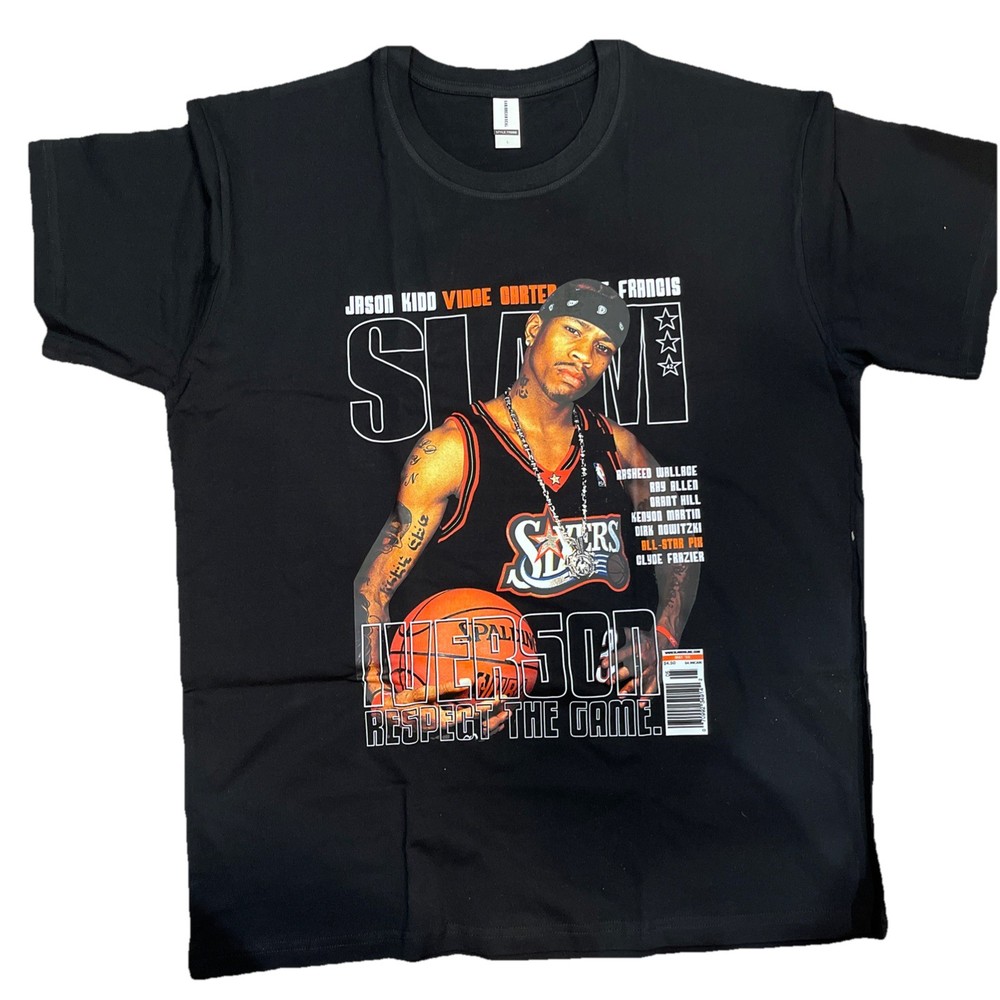 Slam Magazine Y2K May 2000 Mitchell Ness Allen Iverson Philadelphia 76ers Shirt
