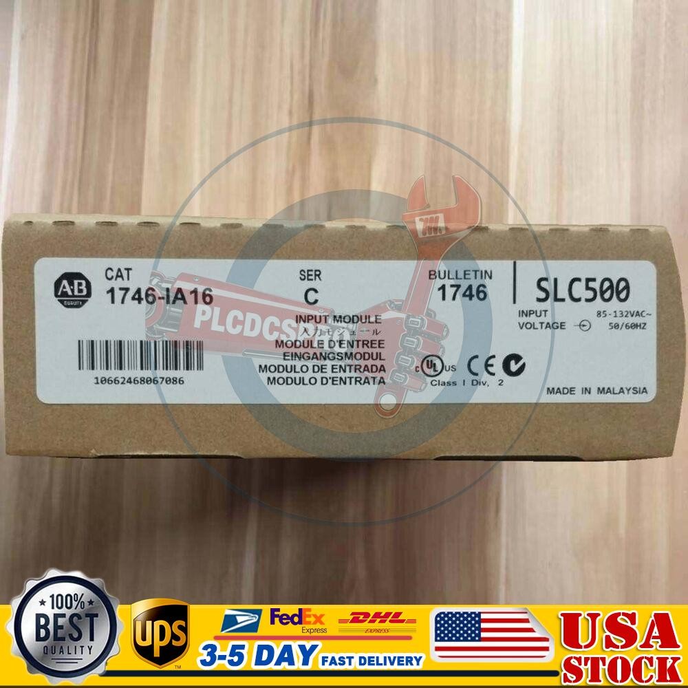 NEW Allen-Bradley AB 1746-IA16 SER C SLC 500 Input Module New in box
