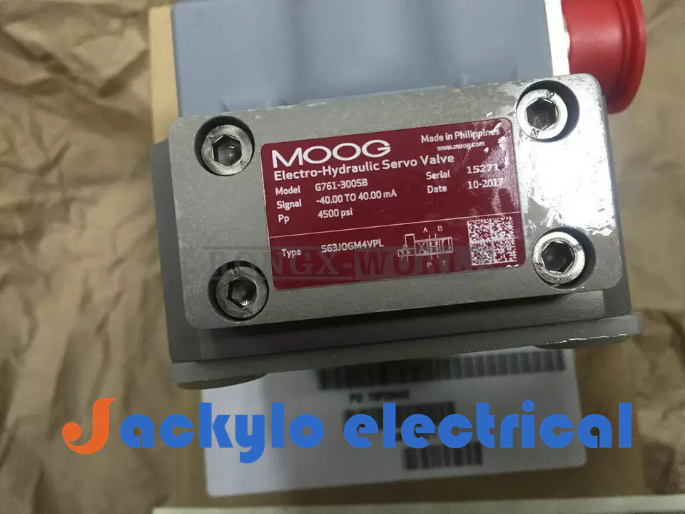 1PCS NEW for Moog G761-3005B Servo Valve S63JOGM4VPL Fast Shipping with warranty