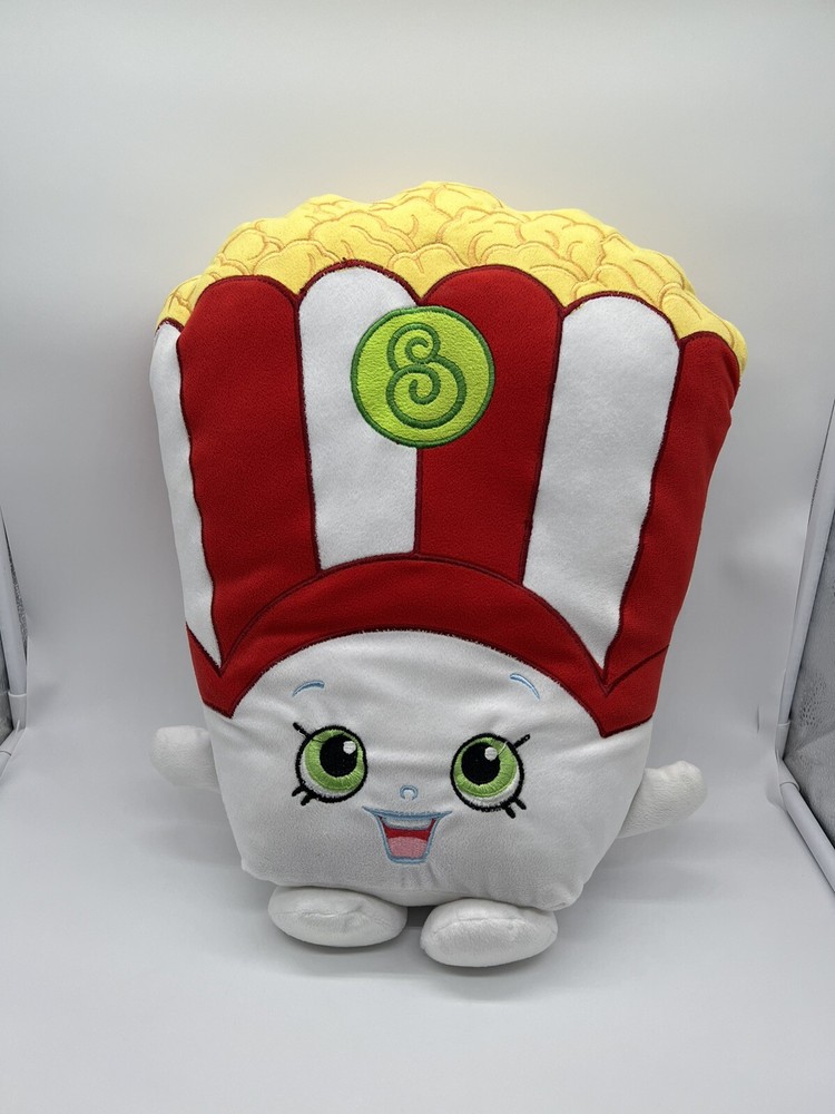 Shopkins Poppy Corn Plush Popcorn Large 15 Inch Stuffed Multicolor Plush