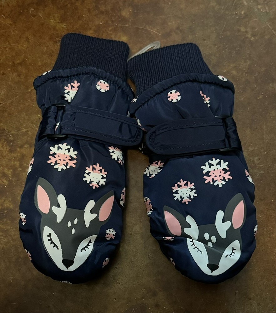 Kids Child Ski Gloves Winter Snow Snowboard Windproof Waterproof -Size 0-2 - NIP