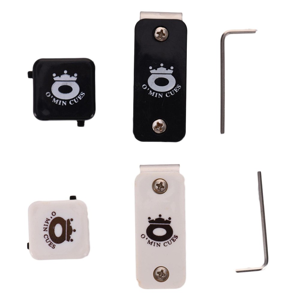 Magnetic Snooker Pool Cue Chalk Holder with Belt Clip Pool Cue Chalk Case