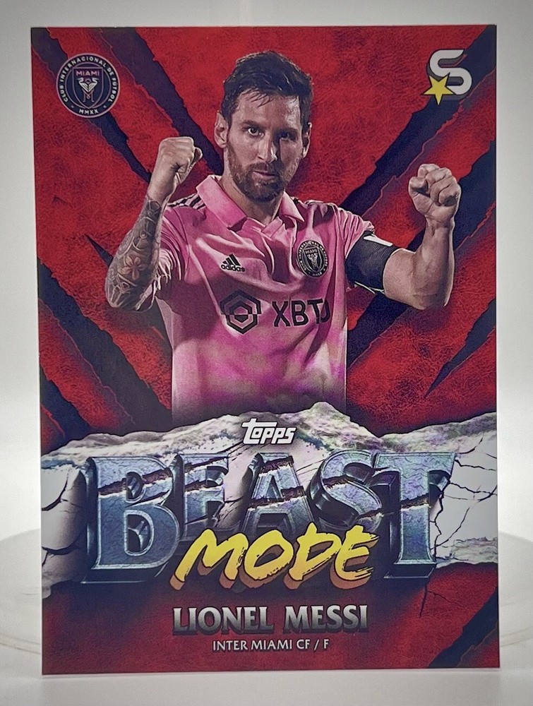 2024 Topps MLS Superstars #BM-10 Lionel Messi Beast Mode, Inter Miami, NM+
