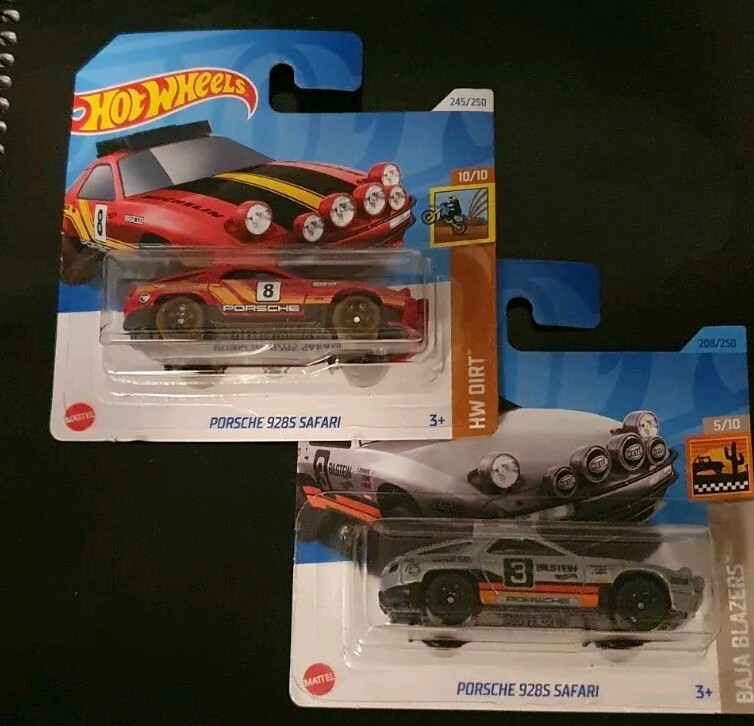 New Hot Wheels set x 1 Porsche 9285 Safari Treasure Hunt 245/250 & x 1 208/250