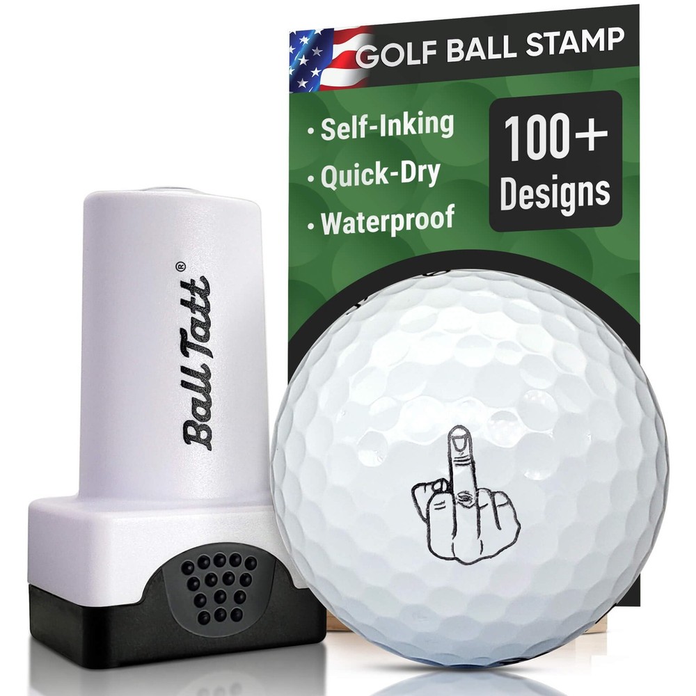 Golf Ball Stamp - Self-Inking Markers for Easy Identification Golfer Gift
