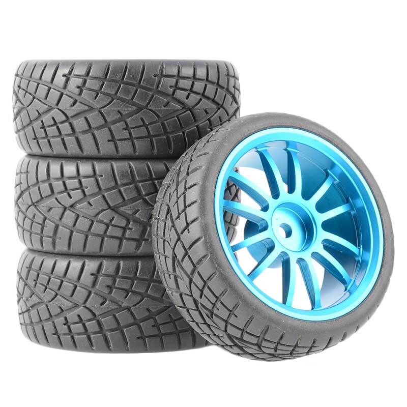 1/10 Onroad Rc Car Aluminium Wheels Rims Tires For Yokomo Mst Sakura Hpi Tamiya