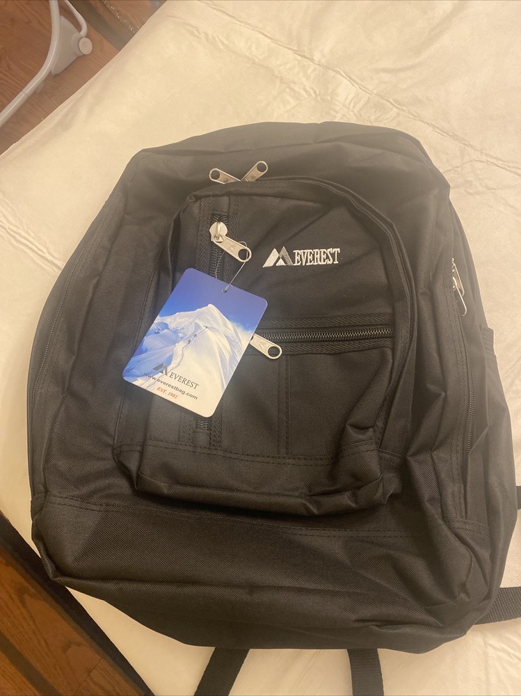 Everest 5045-BK 16.5 Inch Double Compartment Backpack for School  -image