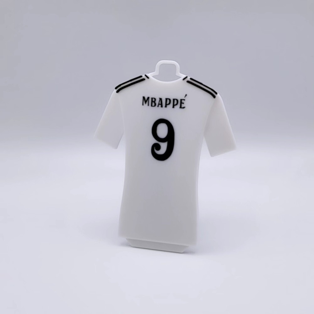 Real Madrid Customizable Christmas Tree Ornament - Back Design