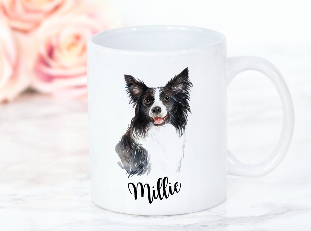 Personalised Border Collie Mug Border Collie Gift Border Collie Mug Gift For