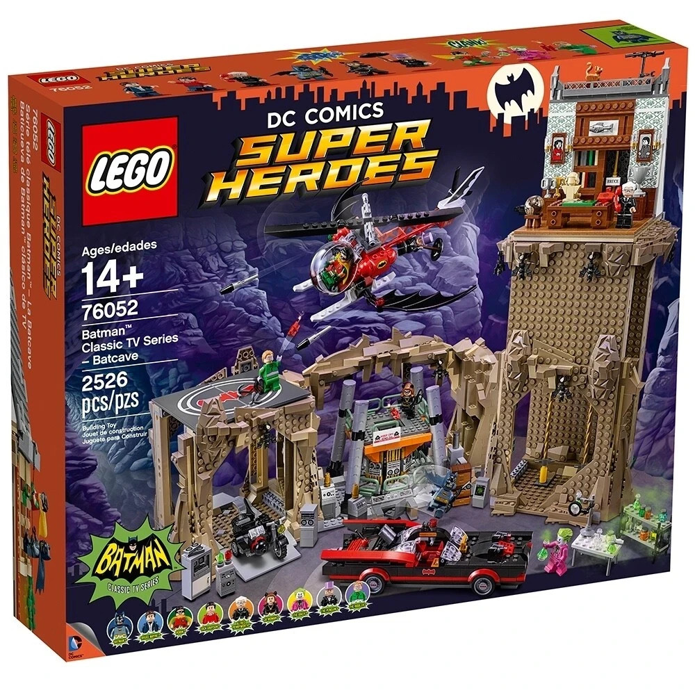 NEW LEGO 76052 Batcave DC Comics Super Heroes : Batman Classic TV Series Genuine
