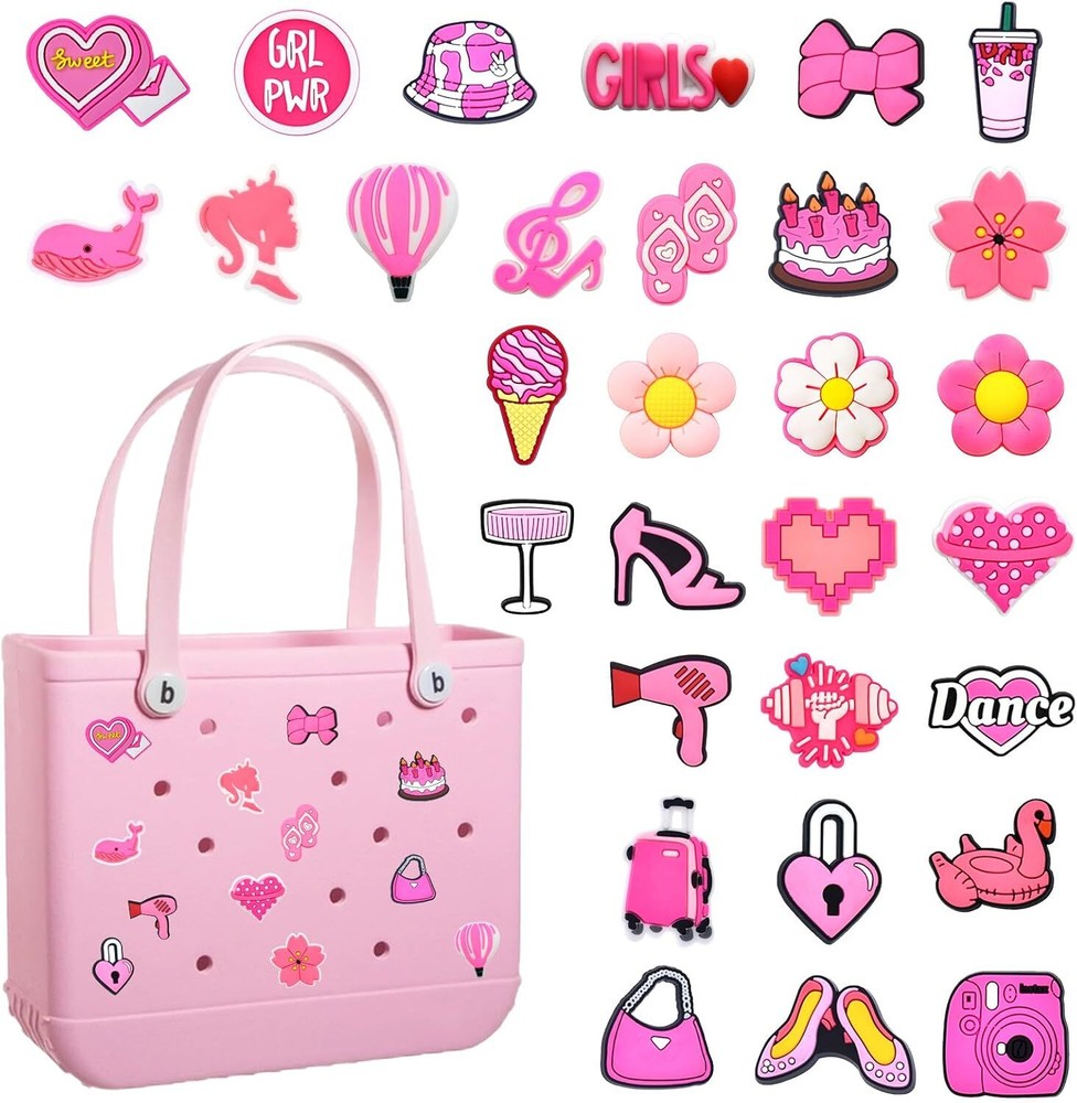 30pcs Must-Have Beach Bag Charms for Bogg Bag Accessories