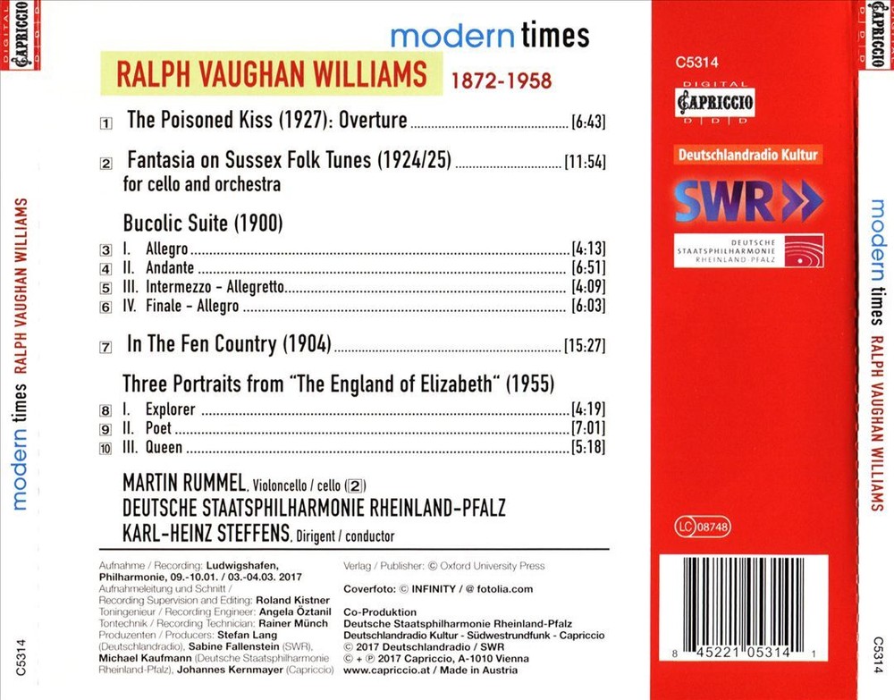 MARTIN RUMMEL / DEUTSCHE STAATSPHILHARMONIE RHEINLAND-PFALZ / KARL-HEINZ STEFFEN