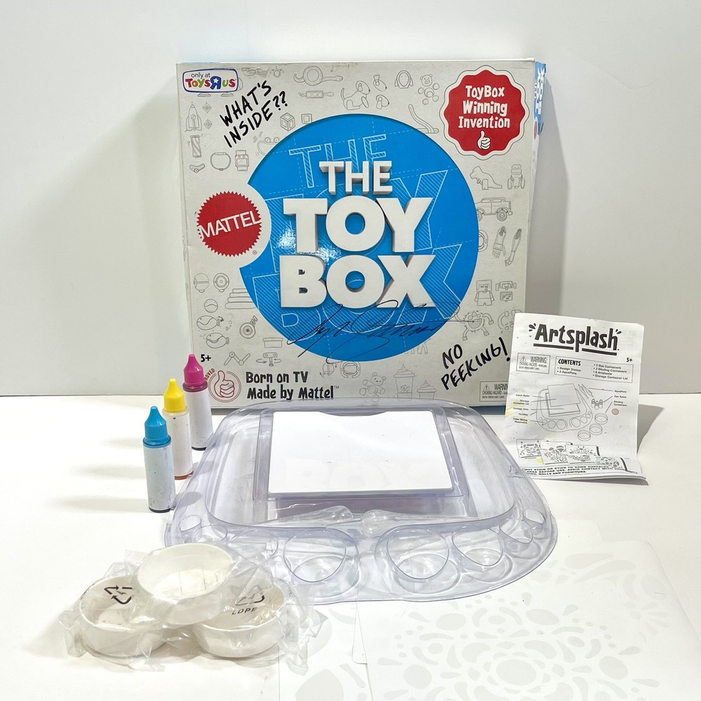 Artsplash ABC’s The Toy Box Winner ToysRUs Mattel Signed By The Toy’s Inventor