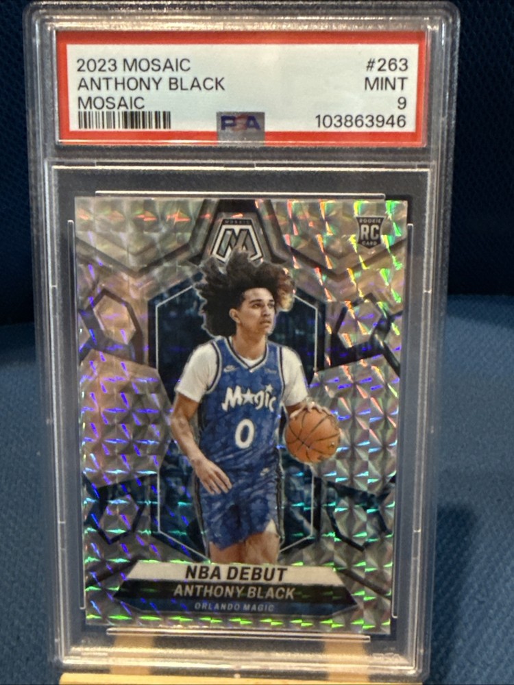 2023 Mosaic BASKETBALL Anthony Black SILVER MOSAIC PRIZM PSA MINT💎 9 POP 1