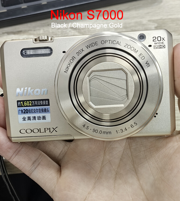 Nikon COOLPIX S7000 16.0MP 20X Optical Zoom with Wifi Bluetooth Digital Camera