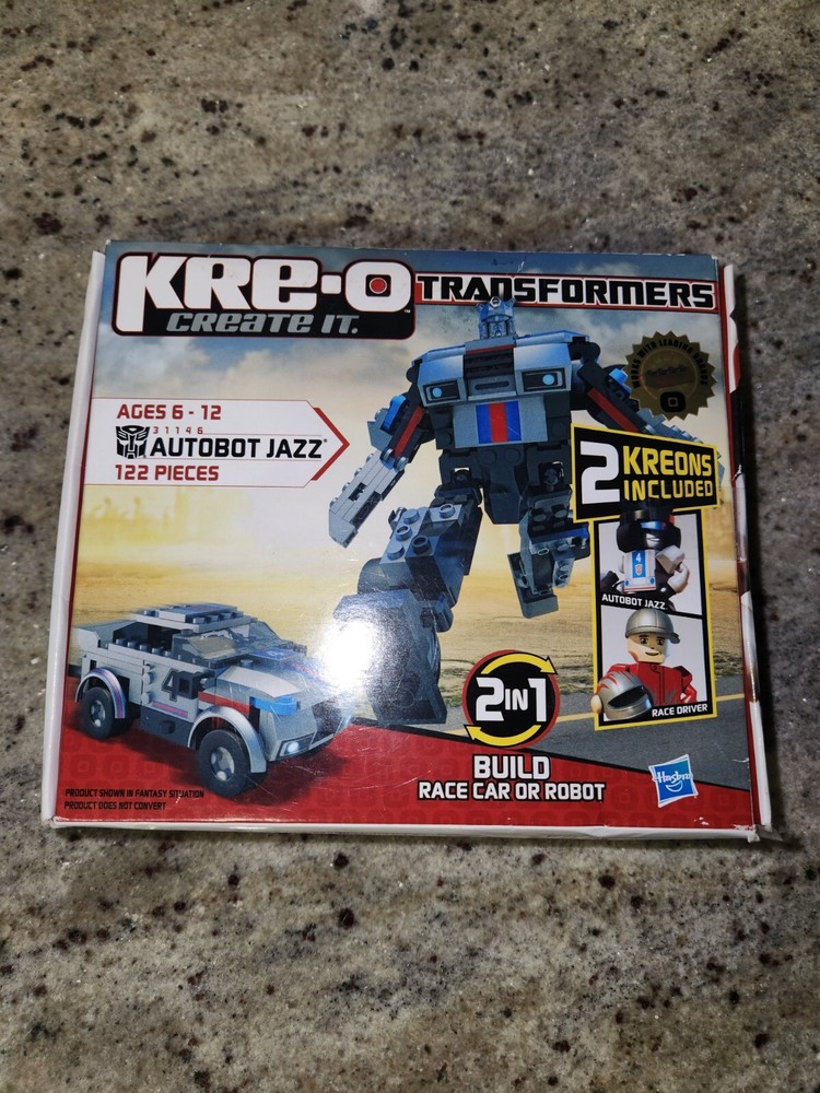 Retired KRE-O 2011 Transformers Autobot JAZZ 31146 Complete Set Rare Toy