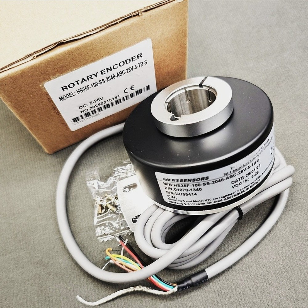 New Incremental Optical Encoder For BEI HS35F-100-SS-2048-ABC-28V-5-TB-S