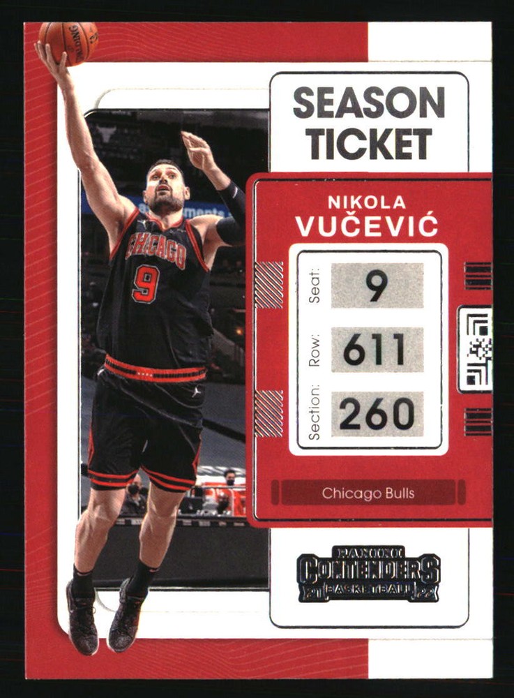 Nikola Vucevic 2021-22 Panini Contenders #66 NBA Basketball Trading Card