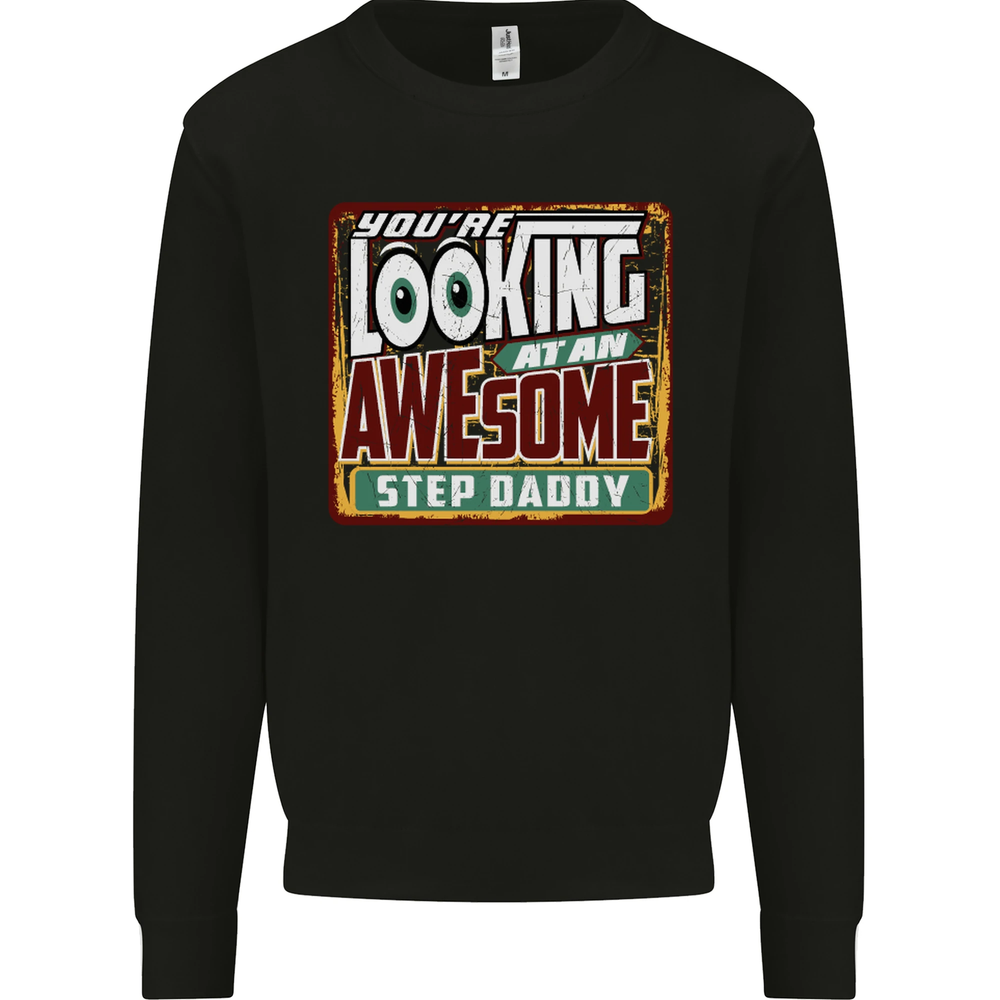 An Awesome Step Daddy Stepddaddy Mens Sweatshirt Jumper