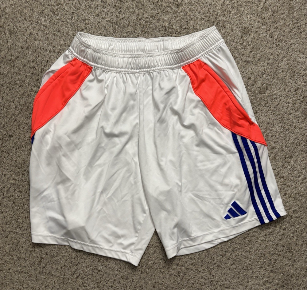 Adidas Shorts Mens Size Large White Tiro24 Soccer Training Shorts Aeroready