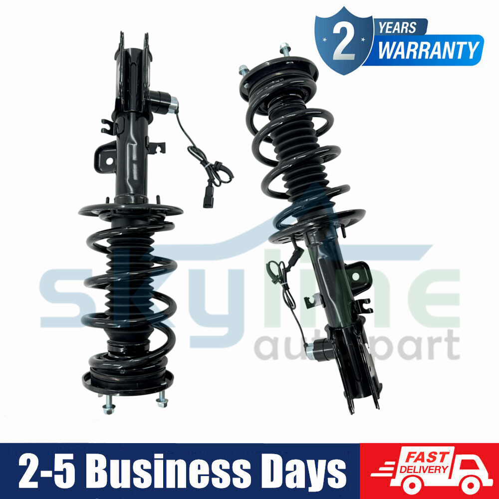 Front LH+RH Shock Strut Assys w/Electric Fit Lincoln MKT 3.5L DE9Z18124J 13-19