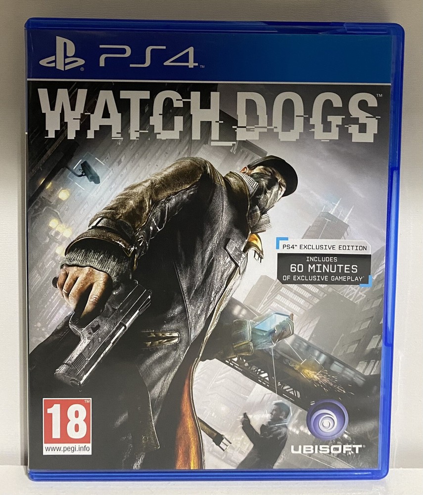 ⭐️⭐️RARE Watch Dogs (PS4) Exclusive Edition PEGI 18+ Adventure: FREE FAST SHIP