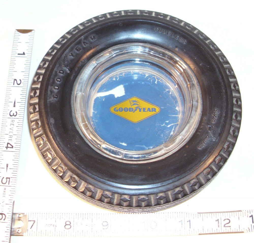 GOODYEAR SUPER CUSHION TRUCK TIRE ASHTRAY