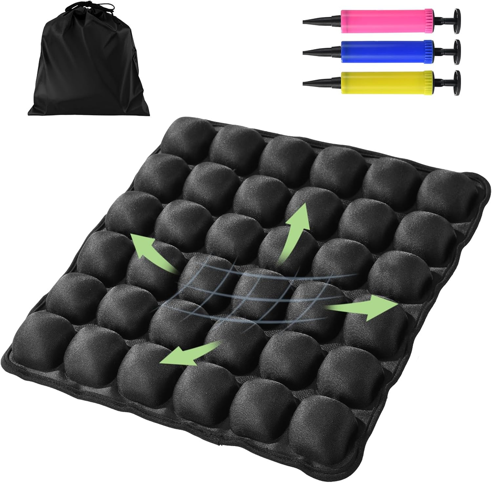 Sondur Travel Cushion Airplane Seat, Portable Inflatable Travel Seat Cushion for