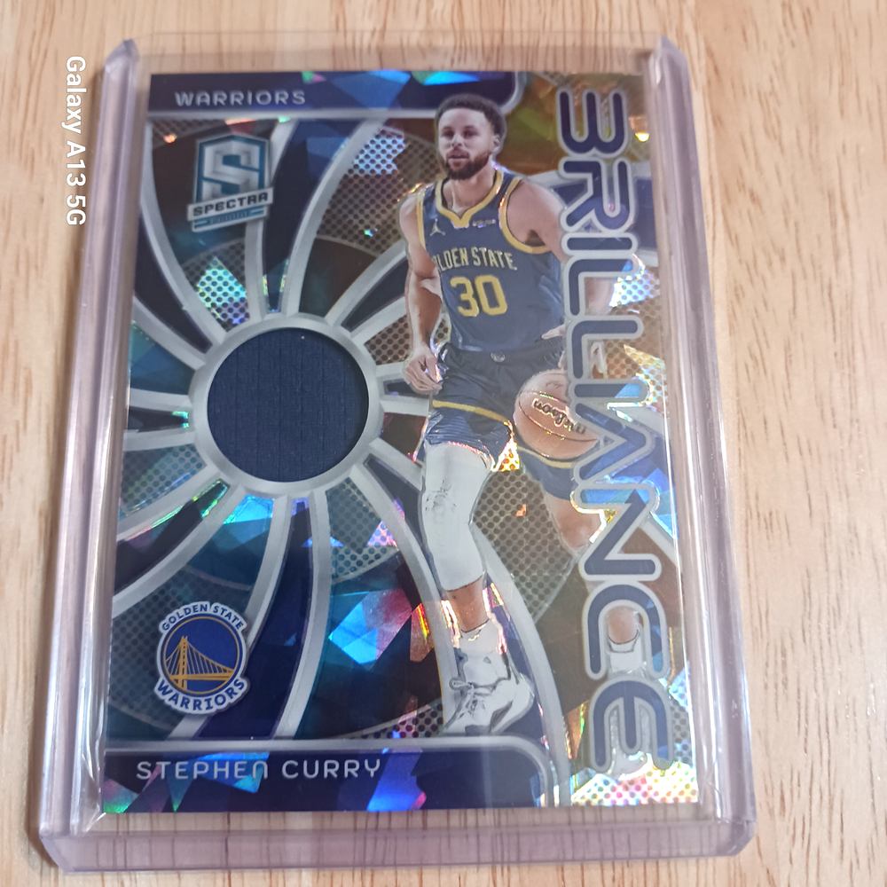 Stephen Curry Panini Spectra Brilliance Game Worn Patch  JERSEY MATCH 30/75