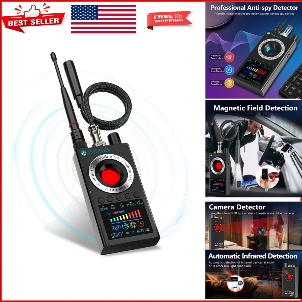 Multi-Functional Hidden Camera Detector with Rechargeable Battery for Travelers