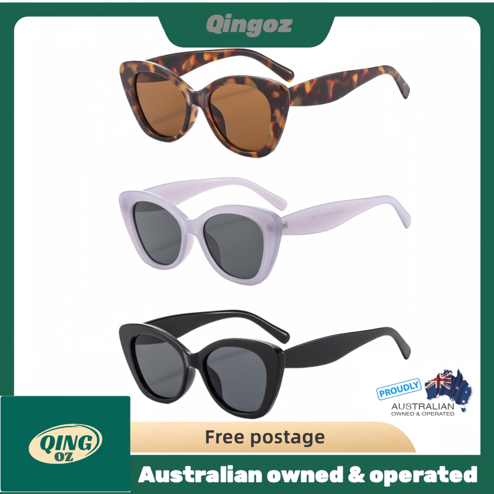 Men's Women's Fashion Square Vintage Retro Sunglasses UV400 Protection