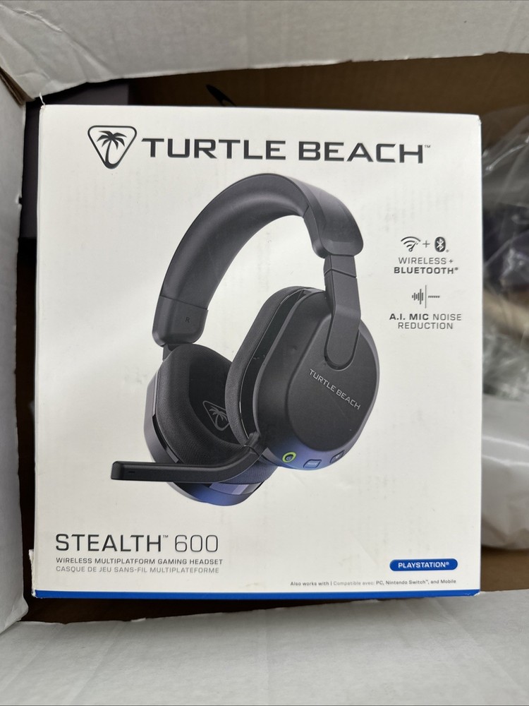 Turtle Beach Stealth 600 Gen 3 Wireless Multiplatform Gaming Headset with Amplified Audio