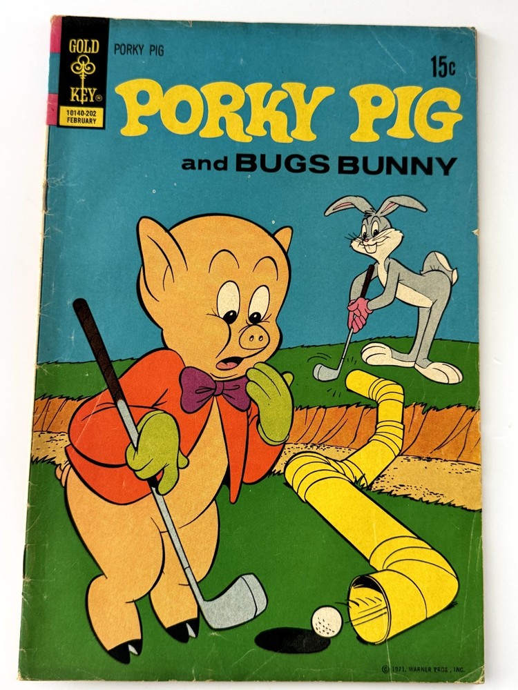 Porky Pig and Bugs Bunny #10140-202 (Gold Key, 1971) Classic Looney Tunes Comic