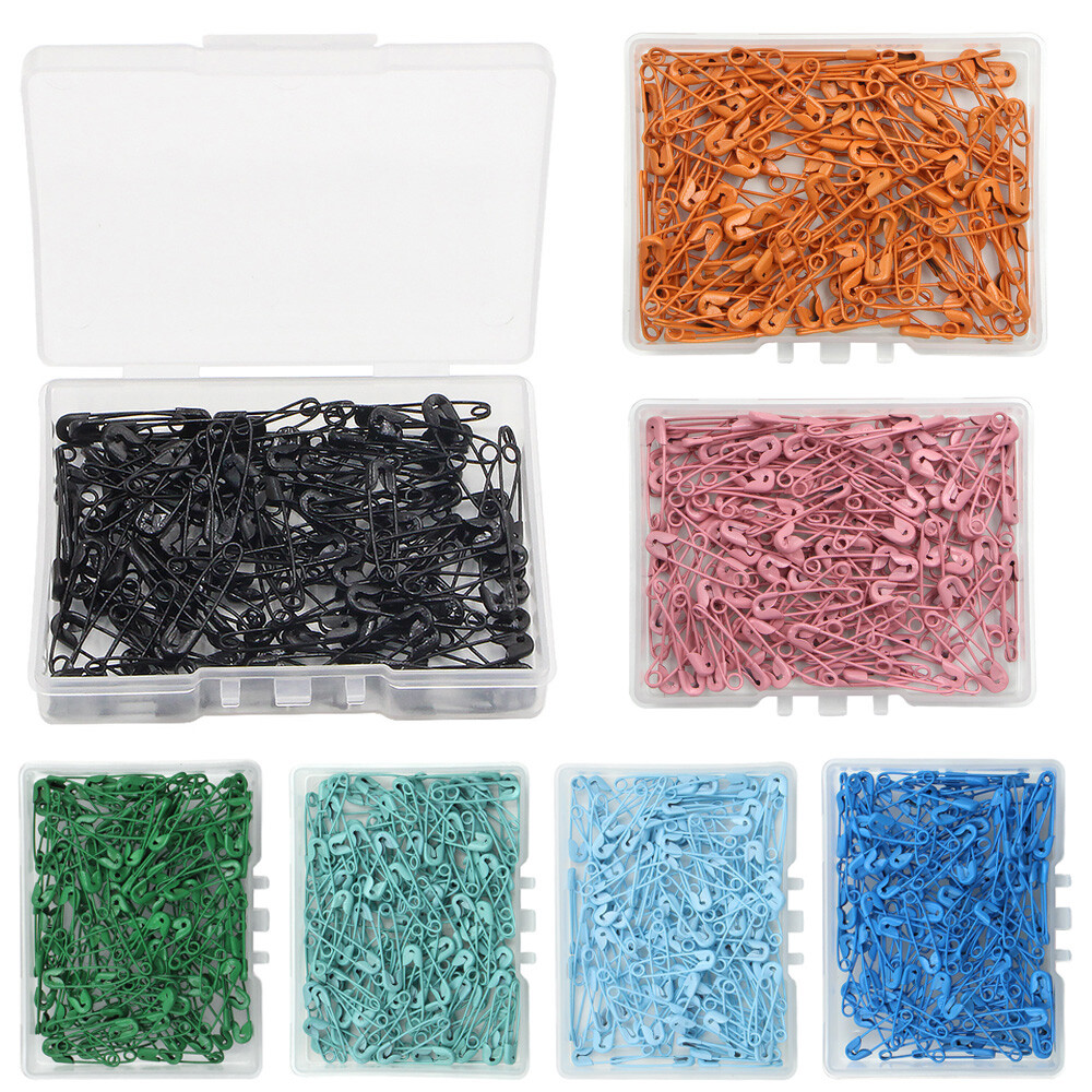 Safety Pins Metal Clips Marker Tag Accessory DIY Sewing Kit Mini Brooch wi