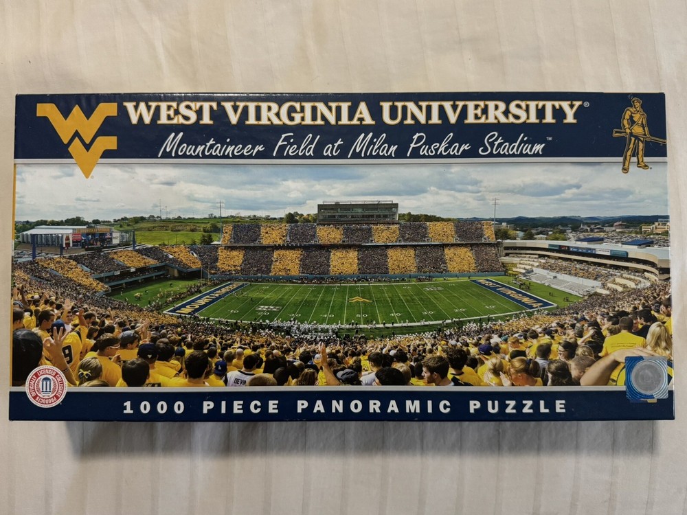 WVU Mountaineer Field Nehlen Stadium 1000-Piece Adult Jigsaw Puzzle  