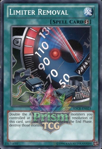 Limiter Removal SDCR-EN023 Yugioh Speed Spell Common Card