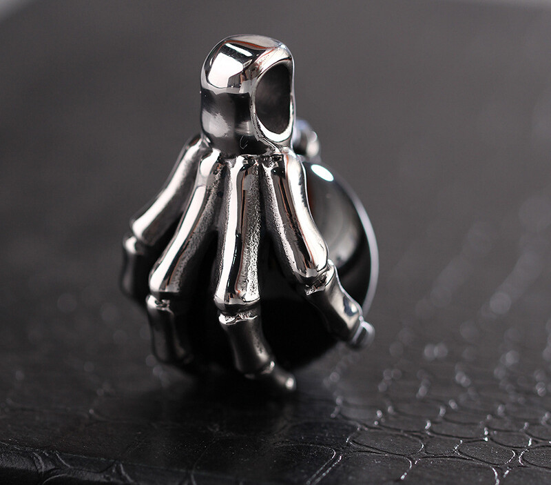 Vintage men's titanium steel pendant stainless steel cast necklace