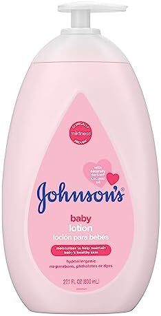 Moisturizing Mild Pink Baby Lotion with Coconut Oil for Delicate Baby Skin