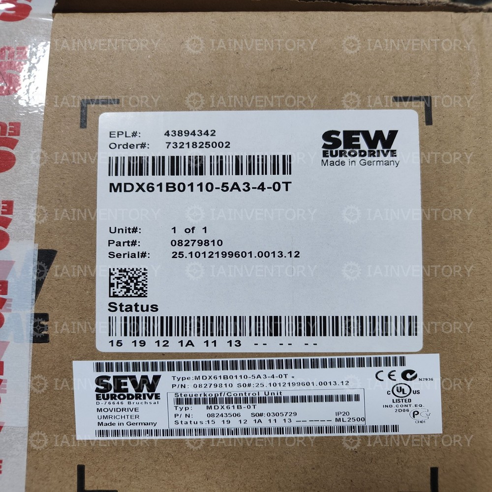 1pc New SEW MDX61B0110-5A3-4-0T Free shipping with warrany US stock