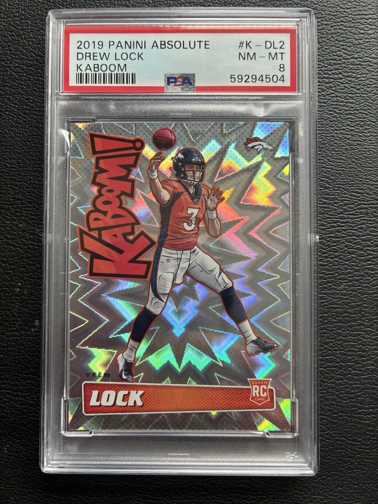 2019 Panini Absolute Kaboom Drew Lock Rookie Card K-DL RC